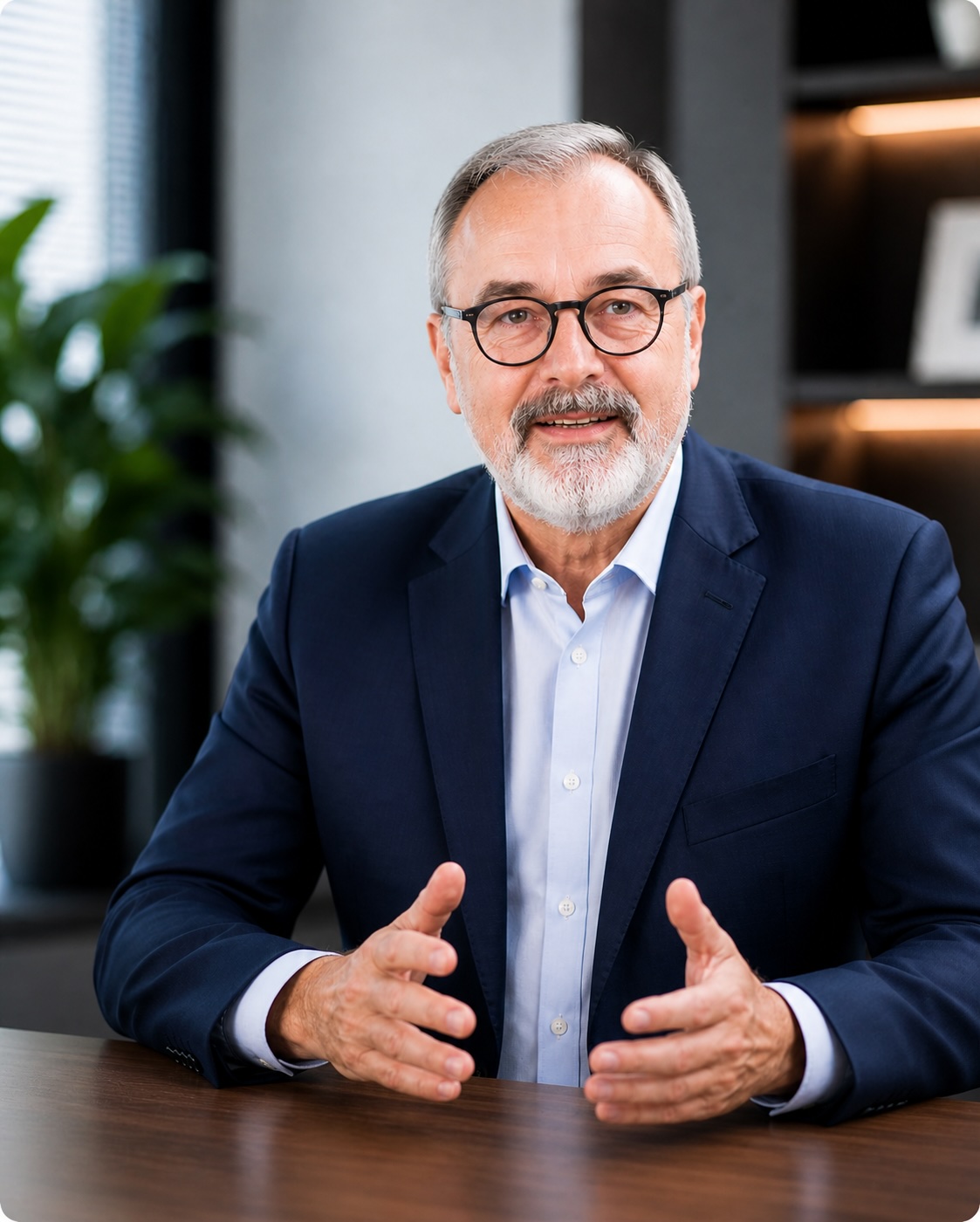 Rolf Helmreich, HR Consulting, im Beratungsgespräch